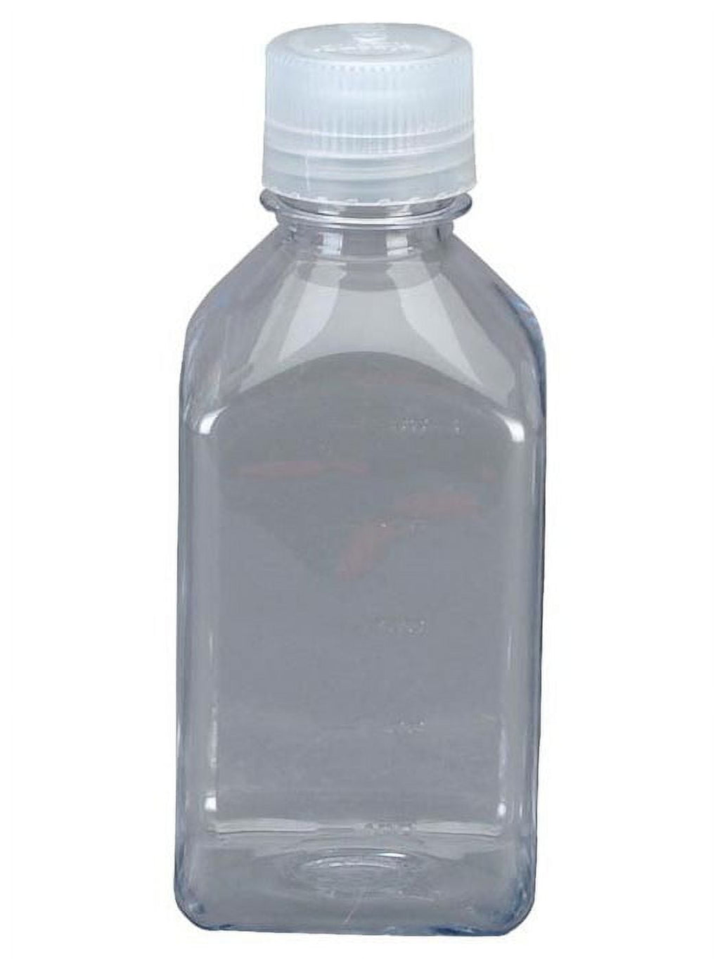 Nalgene Transparent Lexan Polycarbonate Square Storage Bottle - 8 oz. - Clear M184Q