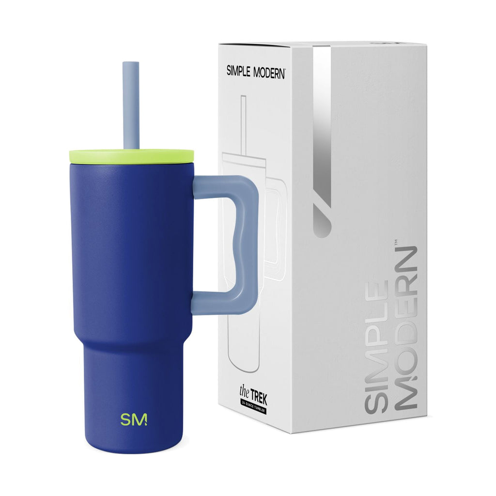 Simple Modern 24oz Trek Tumbler with handle and Silicone Straw Lid | Asteroid M411Q