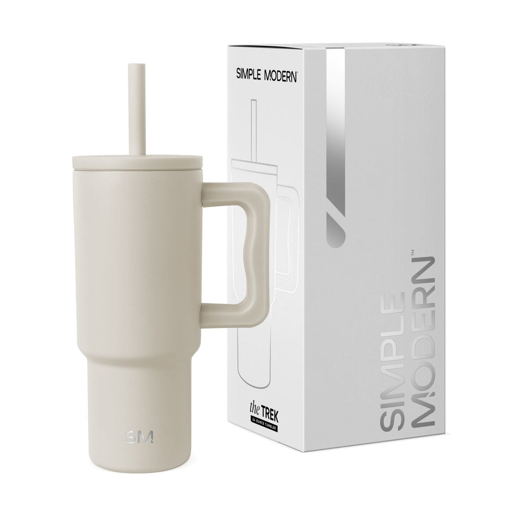 Simple Modern 24oz Trek Tumbler with handle and Silicone Straw Lid | Asteroid M411Q