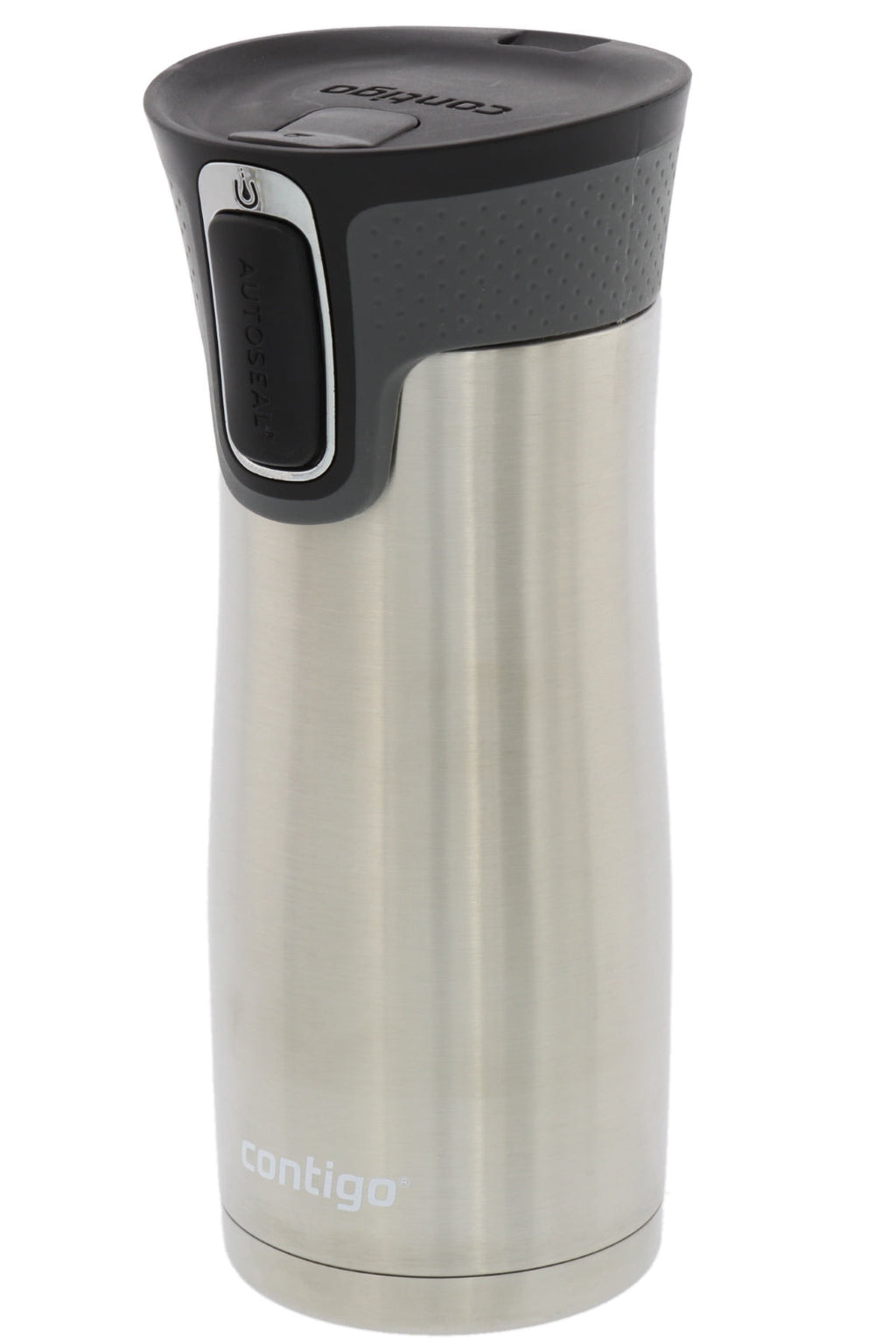 Contigo AUTOSEAL West Loop 2.0 Travel Mug, 16 oz., Stainless Steel with Black Button M98B