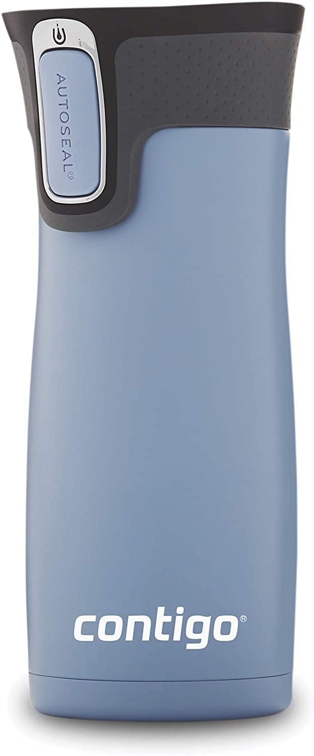 Contigo AUTOSEAL West Loop 2.0 Travel Mug, 16 oz., Stainless Steel with Black Button M98B