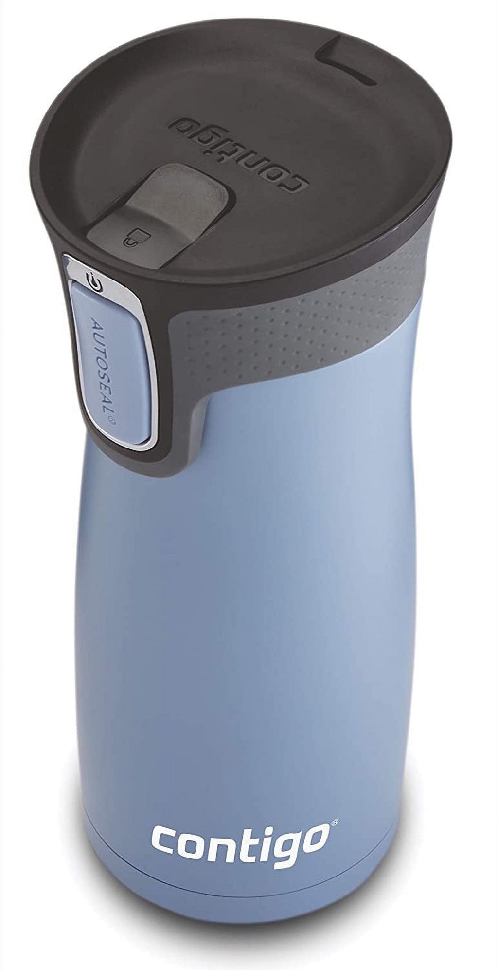 Contigo AUTOSEAL West Loop 2.0 Travel Mug, 16 oz., Stainless Steel with Black Button M98B