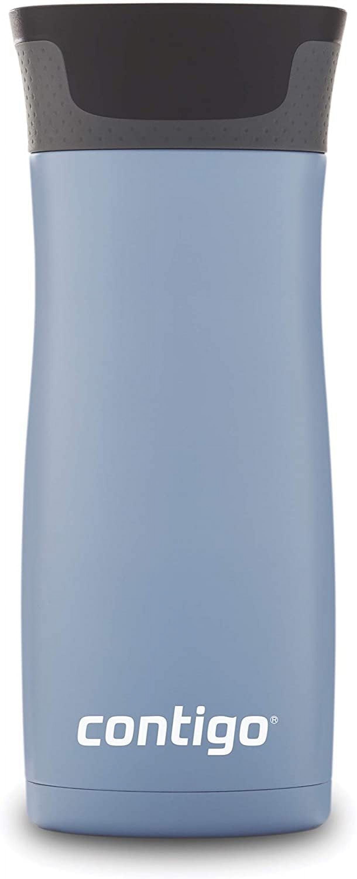 Contigo AUTOSEAL West Loop 2.0 Travel Mug, 16 oz., Stainless Steel with Black Button M98B