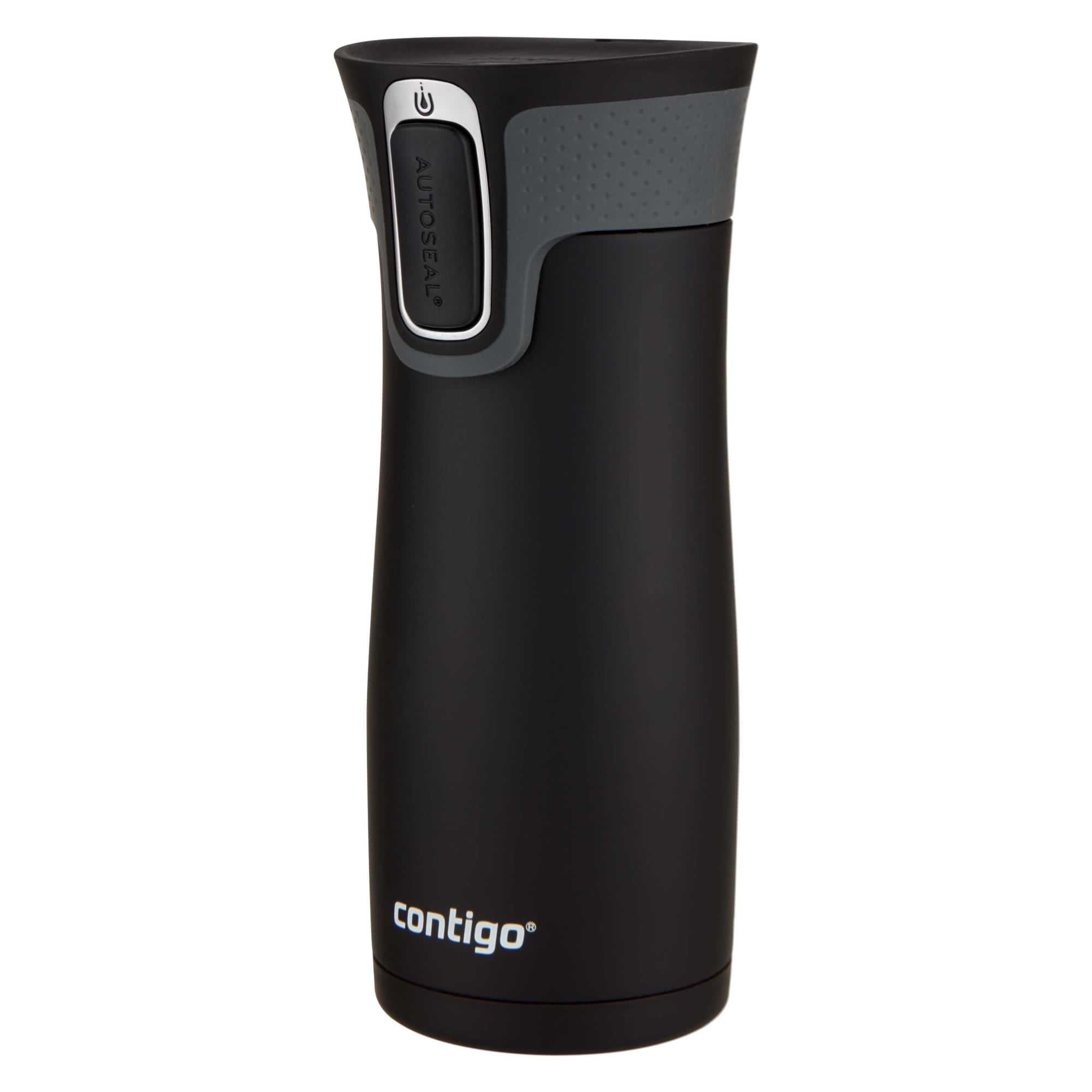 Contigo AUTOSEAL West Loop 2.0 Travel Mug, 16 oz., Stainless Steel with Black Button M98B