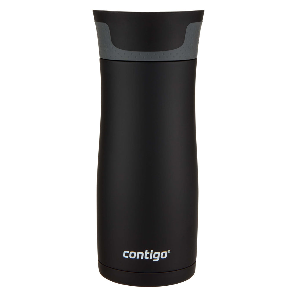 Contigo AUTOSEAL West Loop 2.0 Travel Mug, 16 oz., Stainless Steel with Black Button M98B