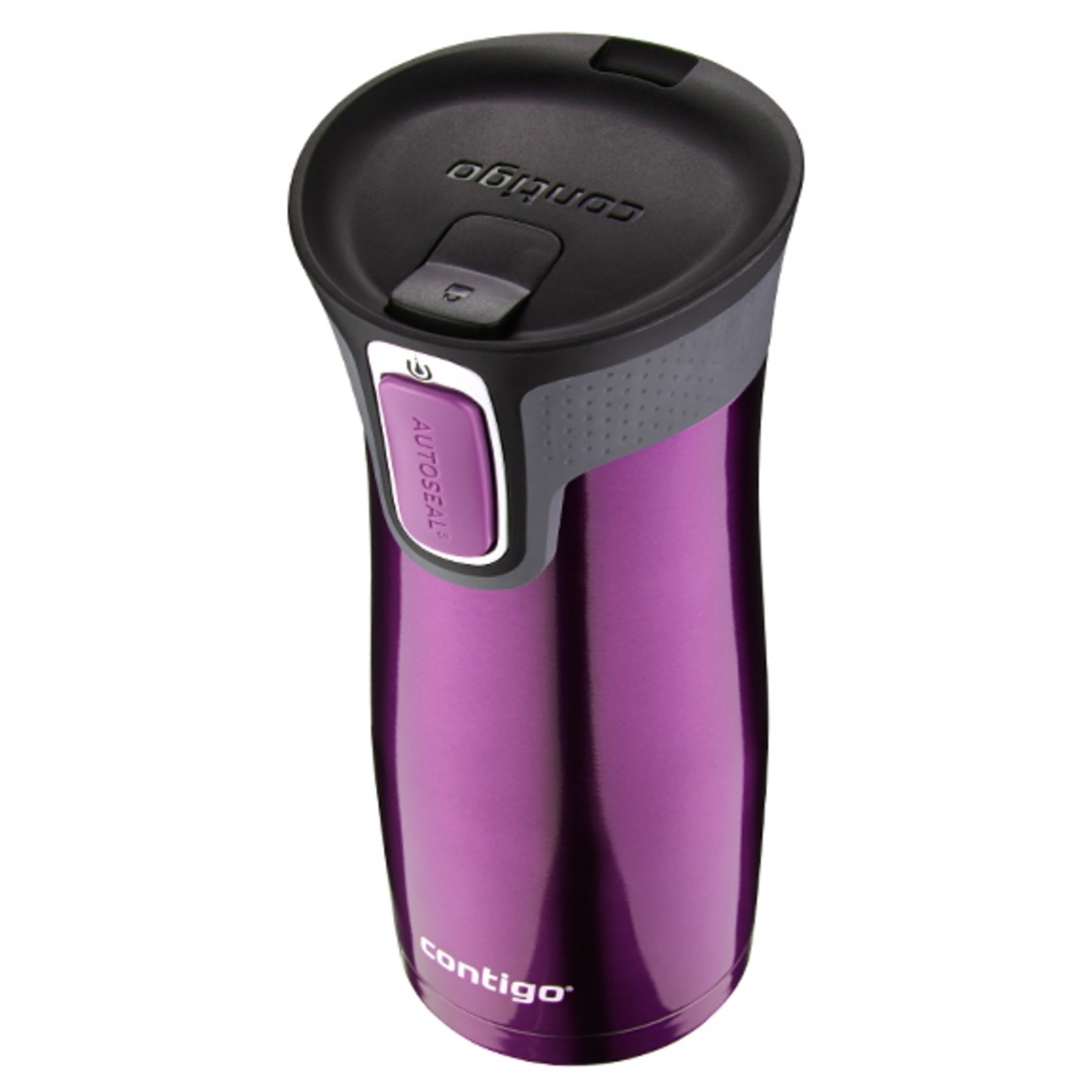 Contigo AUTOSEAL West Loop 2.0 Travel Mug, 16 oz., Stainless Steel with Black Button M98B