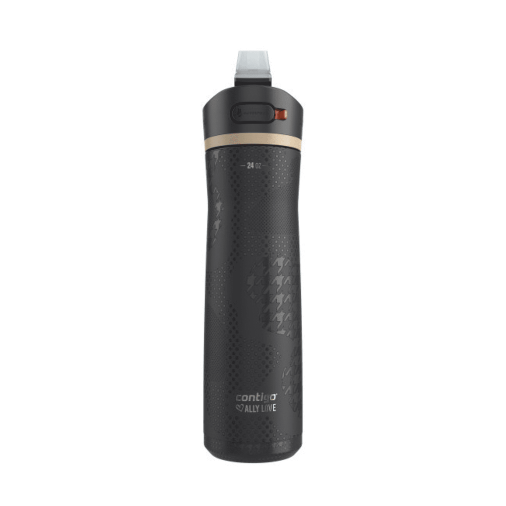 Contigo x Ally Love Ashland Chill 2.0 Stainless Steel Water Bottle with Autospout Lid, 24 oz, Oatmilk M92V