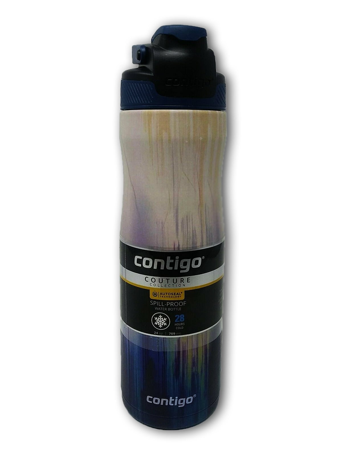 Contigo Couture Collection Spill-Proof Water Bottle with Autoseal Technology, 28 Hours Cold, 24 Ounces M72Y