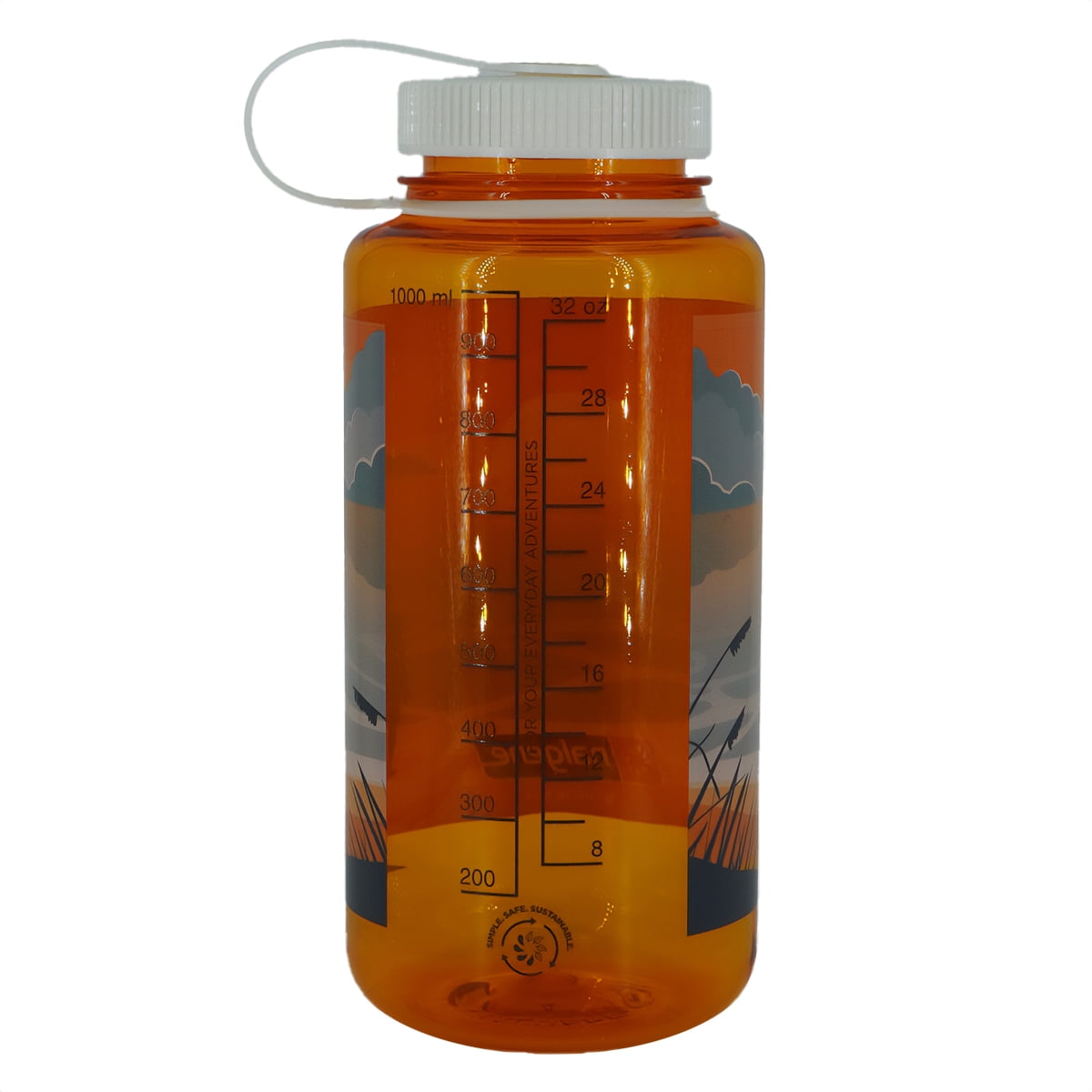 Nalgene Sustain 32 oz. Wide Mouth Water Bottle - Indigo M136C