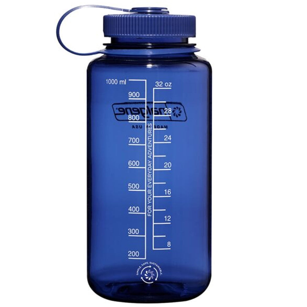 Nalgene Sustain 32 oz. Wide Mouth Water Bottle - Indigo M136C
