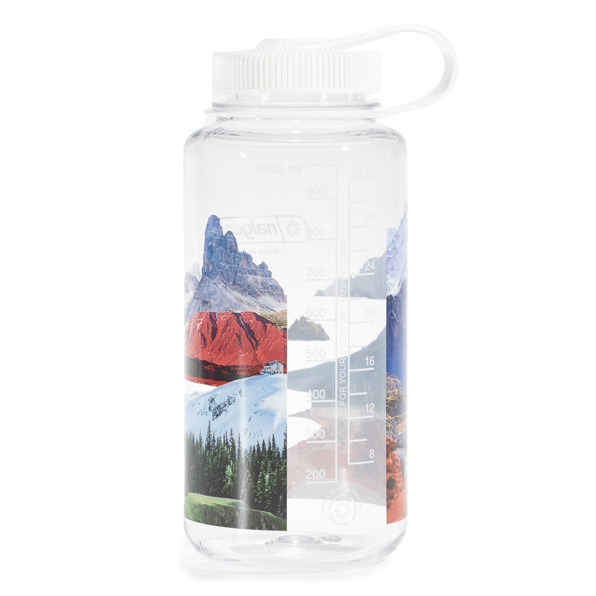 Nalgene Sustain 32 oz. Wide Mouth Water Bottle - Indigo M136C