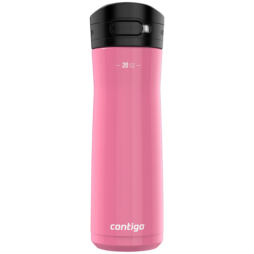 Contigo Jackson Chill 2.0 Stainless Steel Water Bottle with AUTOPOP Lid, 20 Ounces, Azalea M85Y