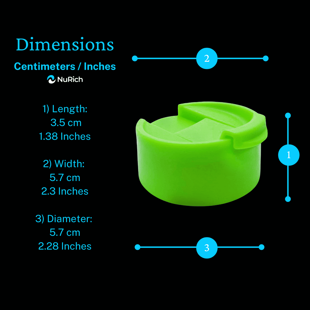 NuRich Hydro Wide Mouth Flip and Sip Replacement Coffee Lid or Cap Accessories Compatible with Hydroflask, Nalgene, and Many More Top Water Bottle Brands Sizes 12 16 18 20 32 40 64 Ounce M224R