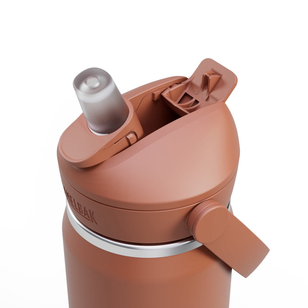 CamelBak Thrive™ Flip Straw Insulated Stainless Steel Water Bottle, 32oz, Sierra Red M377N