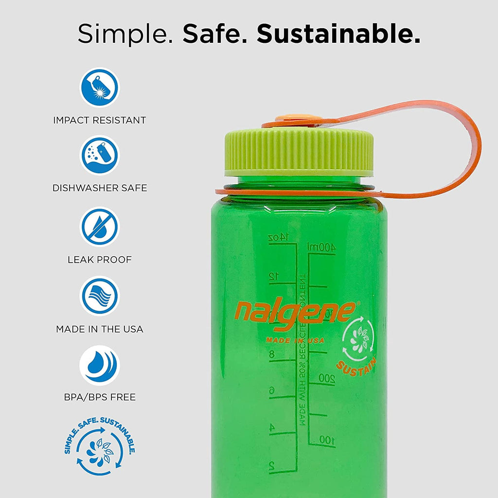 Nalgene 16oz Wide Mouth Sustain Bottle M139N