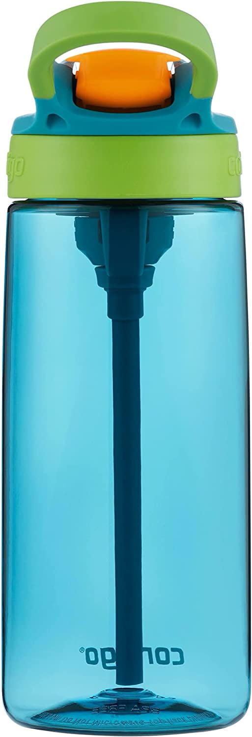 Contigo Kid's 20 oz. AutoSpout Straw Water Bottle - Juniper/Limelight M32K