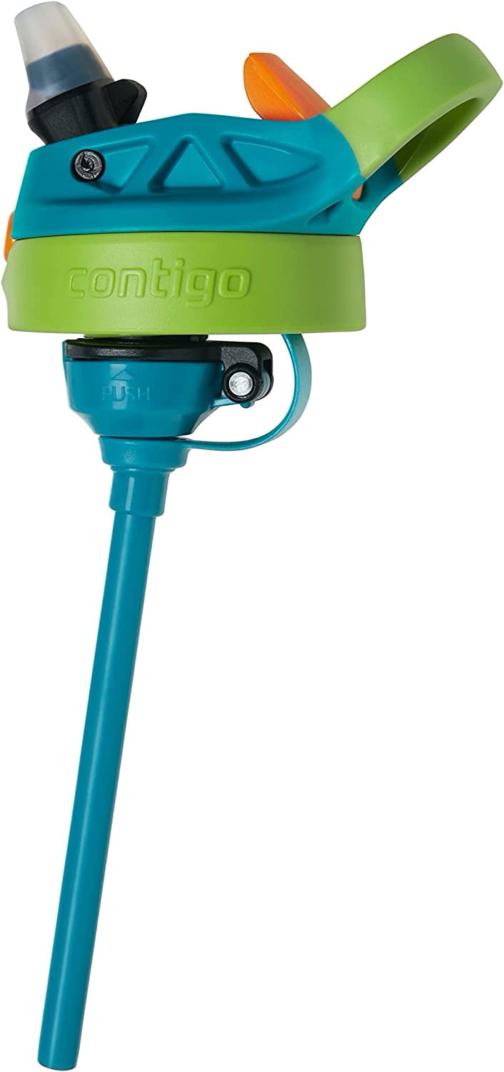 Contigo Kid's 20 oz. AutoSpout Straw Water Bottle - Juniper/Limelight M32K