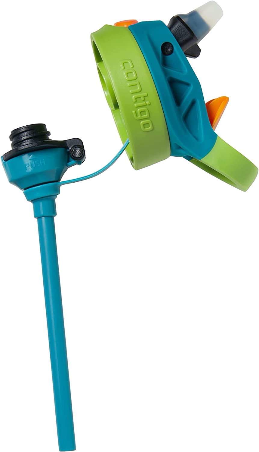 Contigo Kid's 20 oz. AutoSpout Straw Water Bottle - Juniper/Limelight M32K