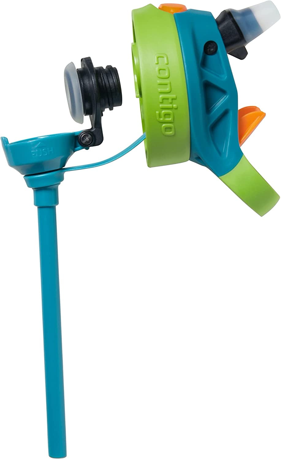 Contigo Kid's 20 oz. AutoSpout Straw Water Bottle - Juniper/Limelight M32K