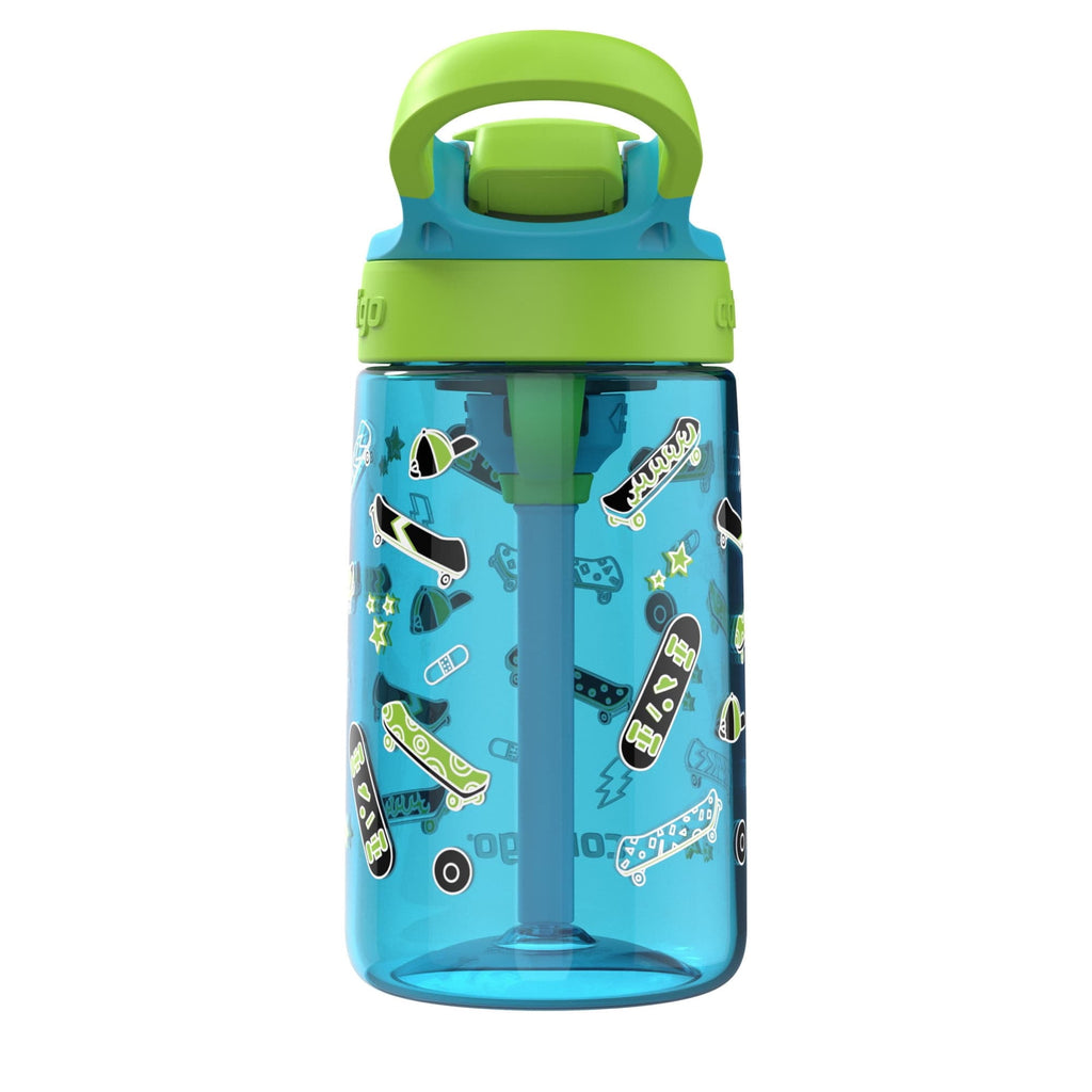 Contigo Aubrey Leak-Proof Spill-Proof Water Bottle, Blue, 14 oz. M04E