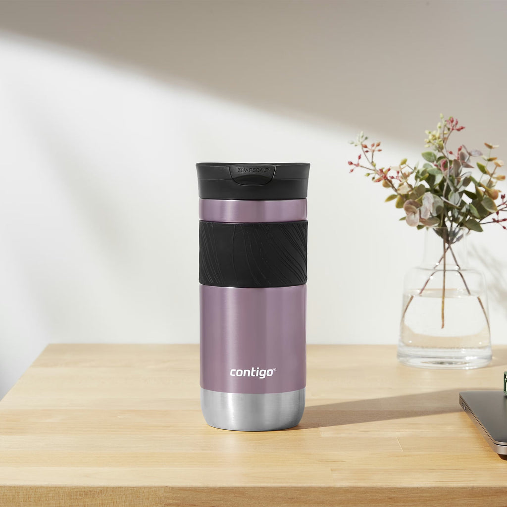 Contigo Byron 2.0 Stainless Steel Travel Mug with SNAPSEAL Lid and Grip, 16oz. M50B