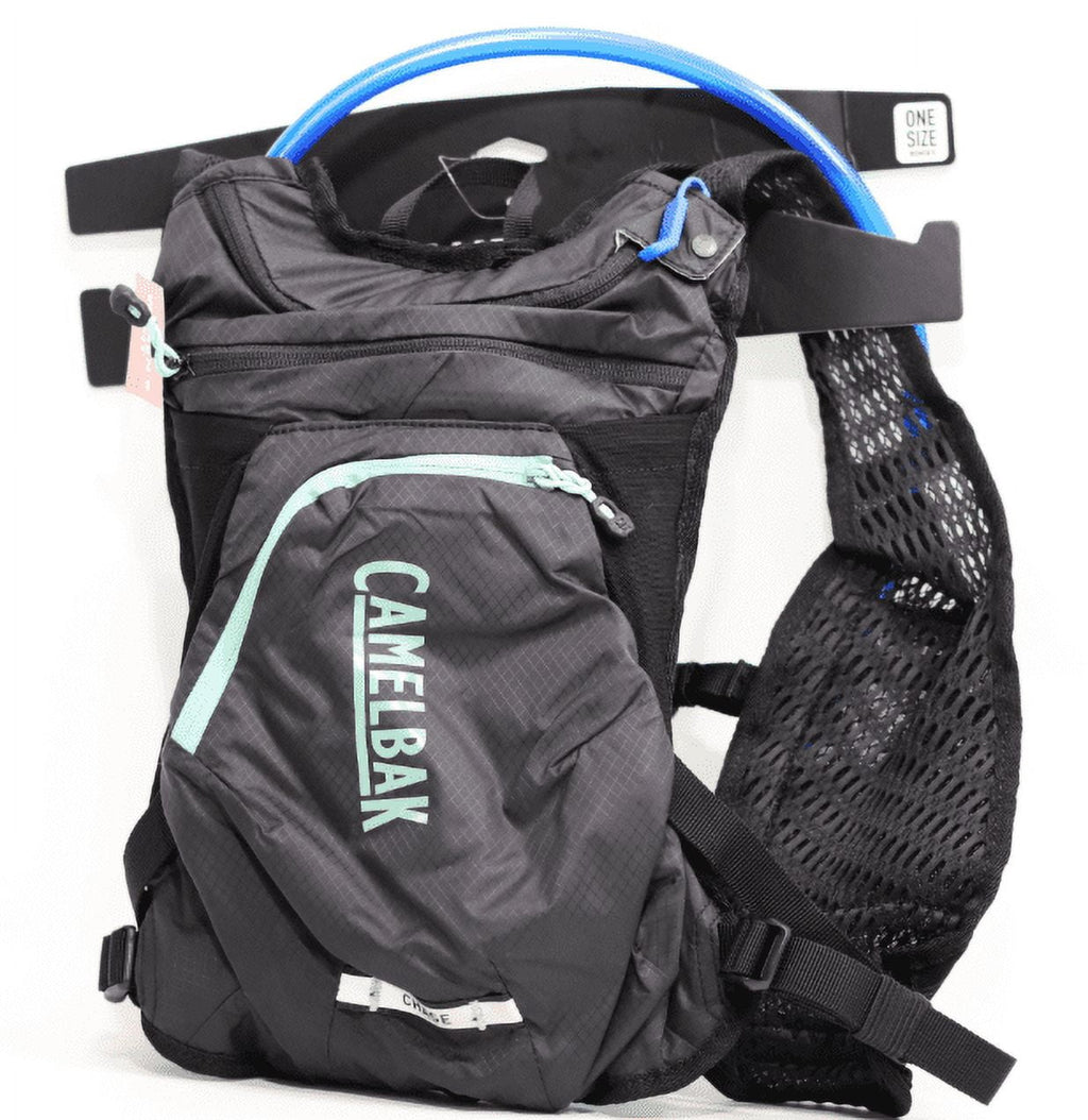 CamelBak Women's Chase Bike Vest 50oz - Hydration Vest - Easy Access Pockets, Black/Mint M265R