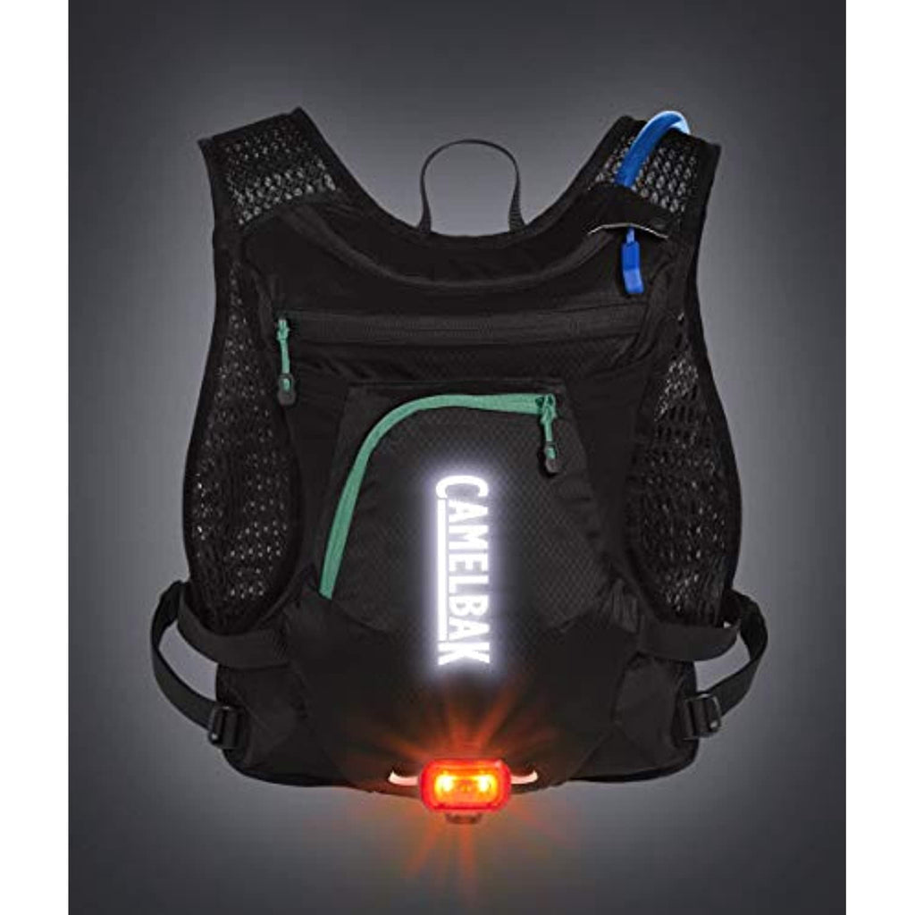 CamelBak Women's Chase Bike Vest 50oz - Hydration Vest - Easy Access Pockets, Black/Mint M265R