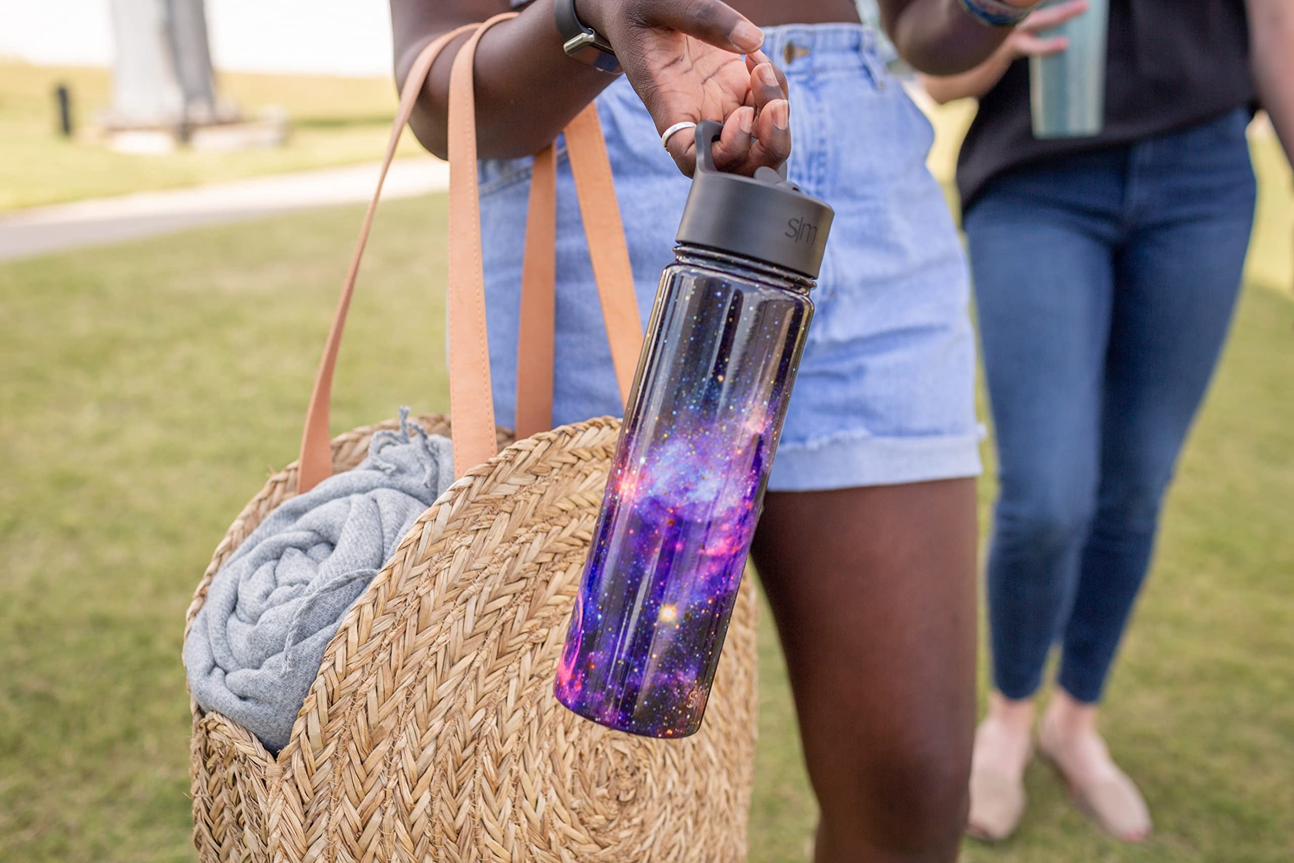 Simple Modern Water Bottle with Straw Lid Vacuum Insulated Stainless Steel Metal Thermos Bottles | Reusable Leak Proof BPA-Free Flask for School | Summit Collection | 22oz, Slumberland M432U