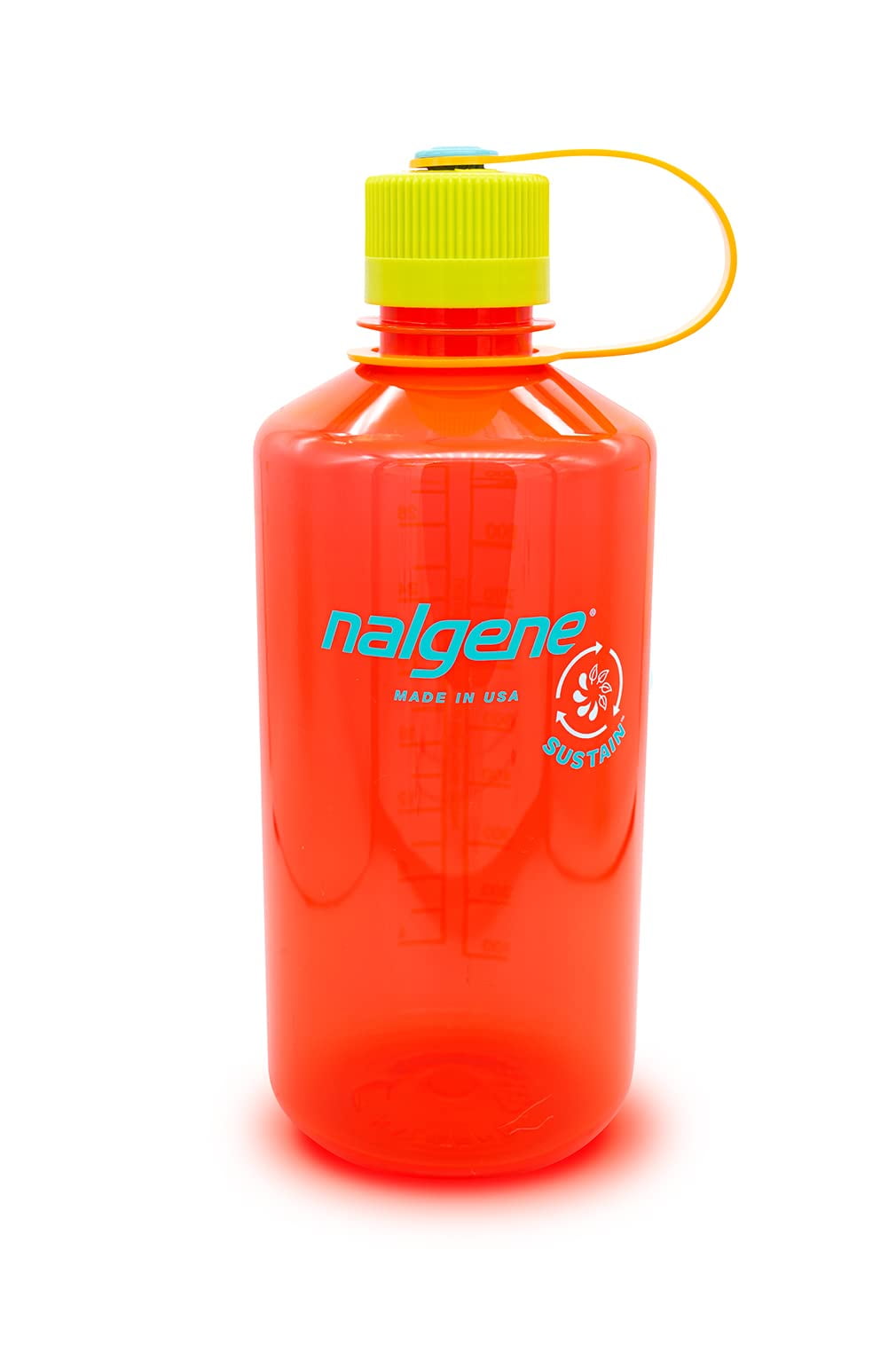 Nalgene Sustain 32 oz Narrow Mouth Plastic Water Bottle M138U