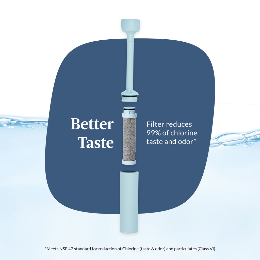 Contigo® Wells Plastic Filter Water Bottle with AUTOSPOUT® Straw Lid, 24 Oz., Dark Ice M58U