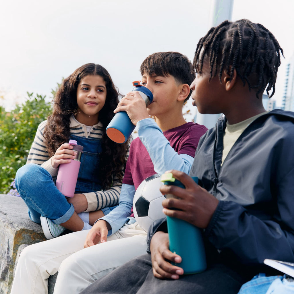 Contigo DualSip 16 oz Compact Leakproof Insulated Water Bottle with 2-Way Lid M49H