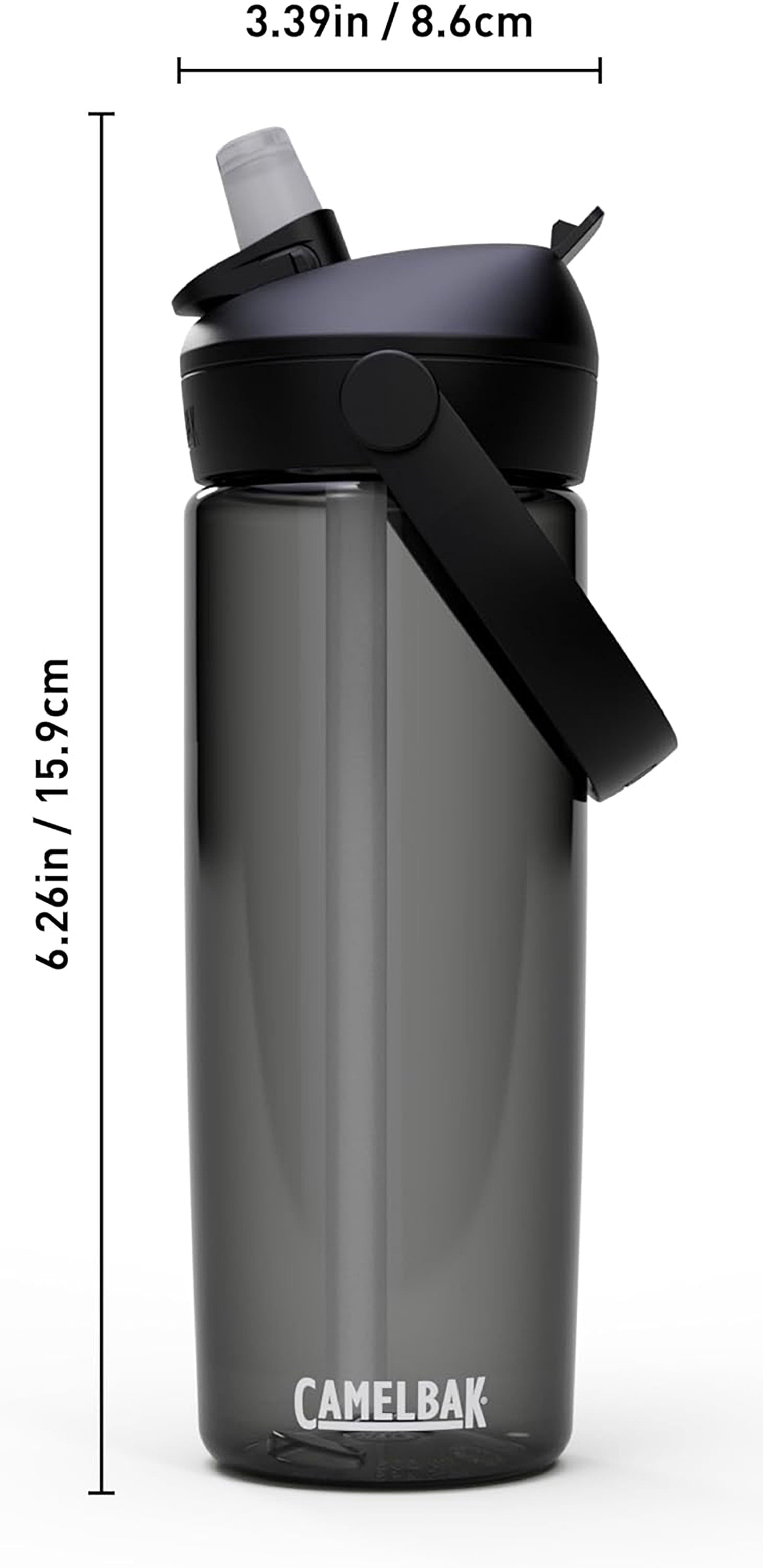 Camelbak Thrive Flip Straw 20oz Water Bottle, Charcoal M234W