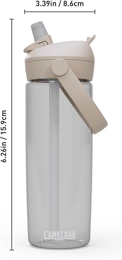 Camelbak Thrive Flip Straw 20oz Water Bottle, Charcoal M234W