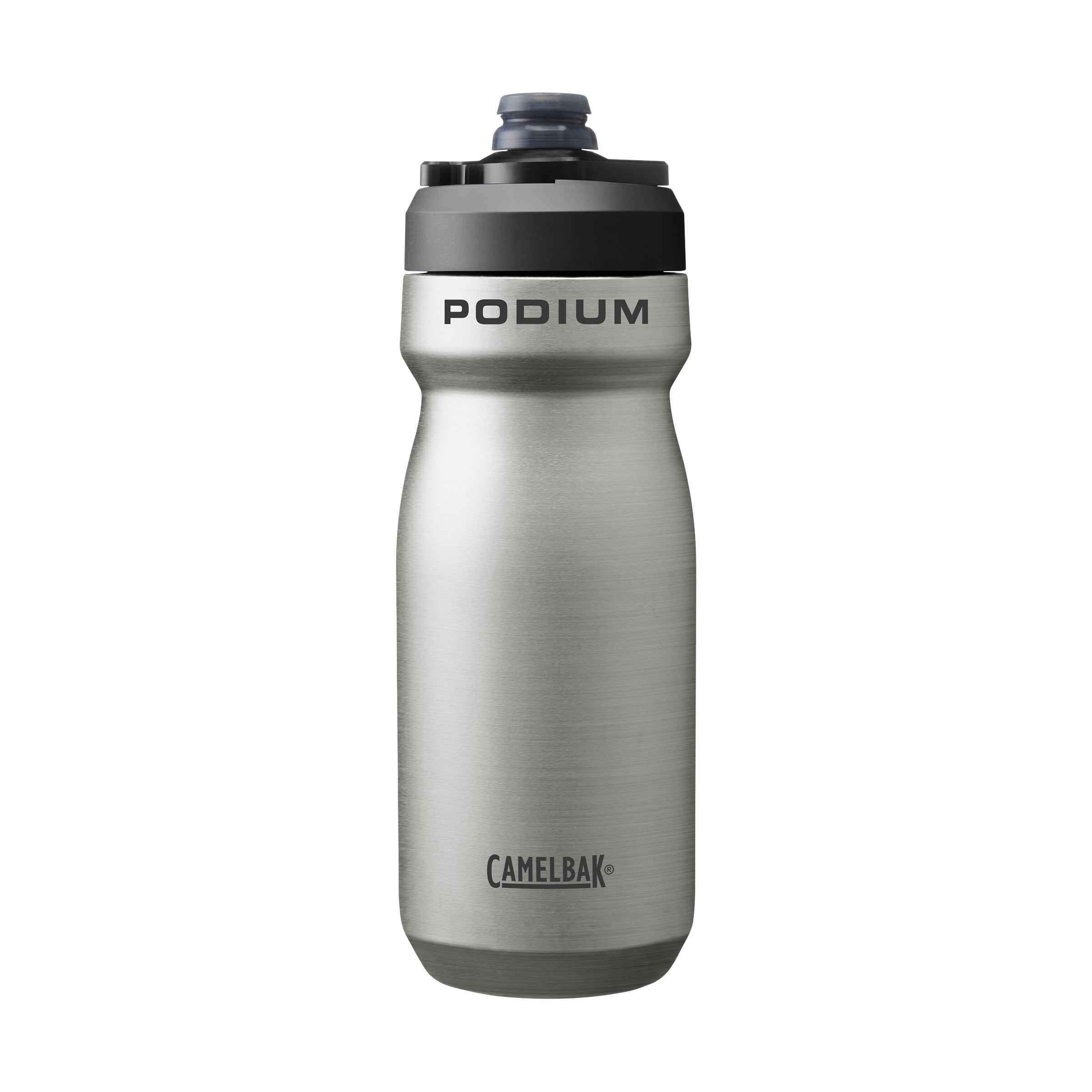 CamelBak Podium 18oz Insulated Stainless Steel Bike Water Bottle, Stainless M365T