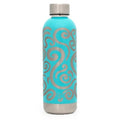 simple modern bolt curtis 17oz water bottle stainless steel Caribbean blue M439Q
