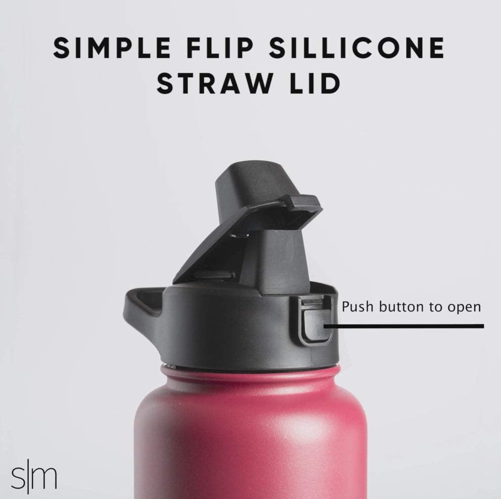 Simple Modern 64 Fluid Ounces Plastic Summit Water Bottle with Straw Lid - Malibu M415P