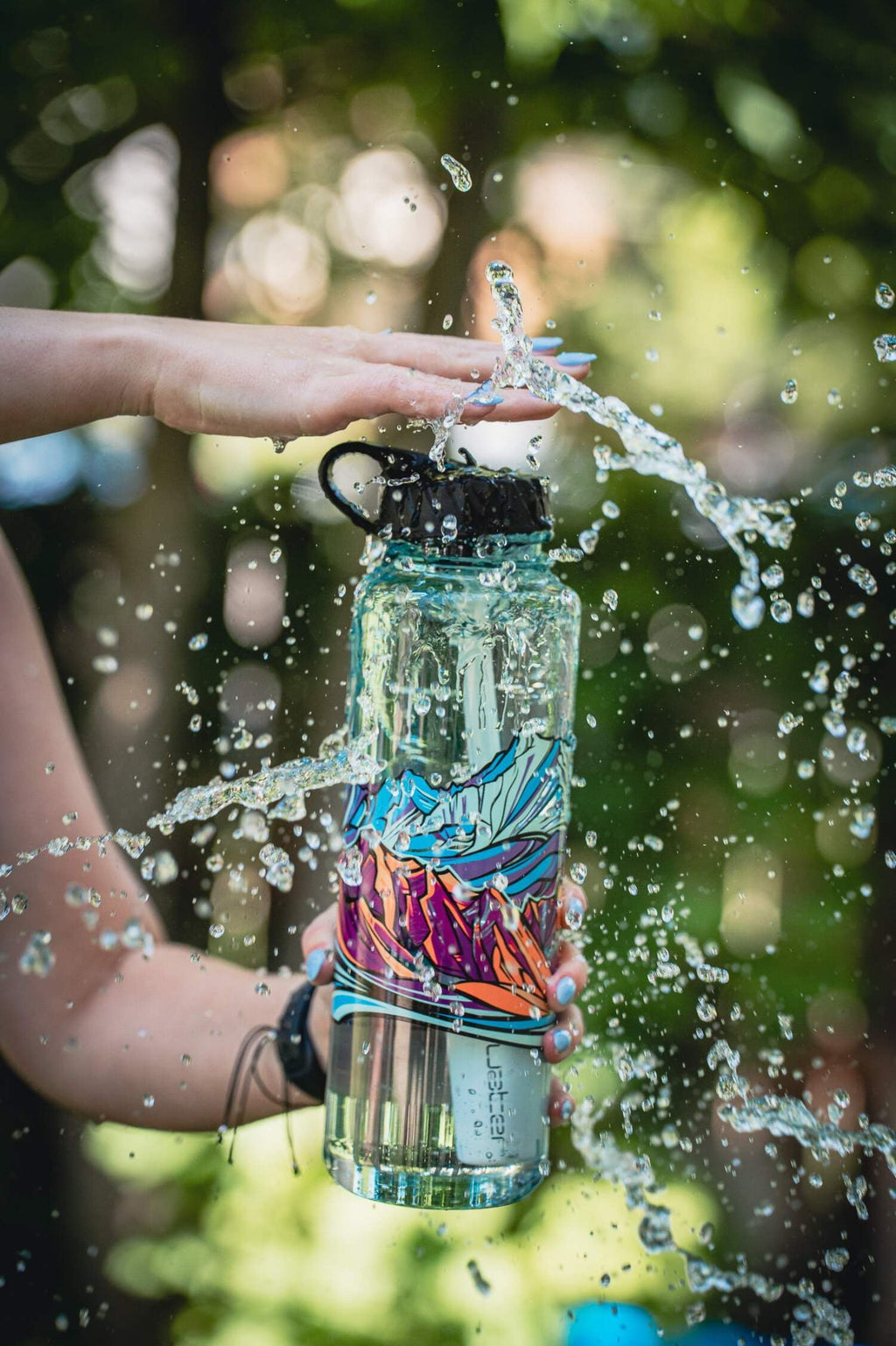 Epic Water Filters Nalgene OG Sustain Tritan USA Made Water Bottle and 75 Gallon Filter - Removes 99.99% of Water Impurities, 32oz, Leggitt Art M192F