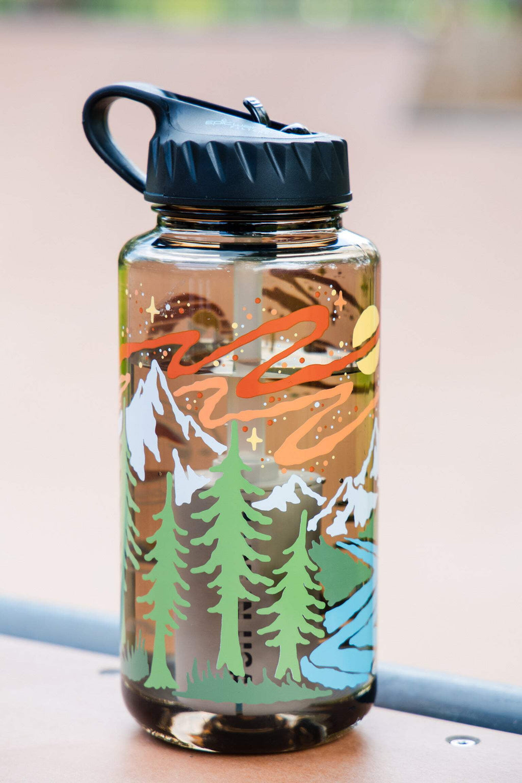Epic Water Filters Nalgene OG Sustain Tritan USA Made Water Bottle and 75 Gallon Filter - Removes 99.99% of Water Impurities, 32oz, Atomic Child Special Edition M162A