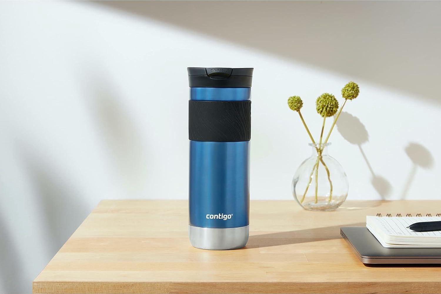 Contigo Byron Vacuum-Insulated Stainless Steel Travel Mug, 20oz - Leak-Proof - M68B