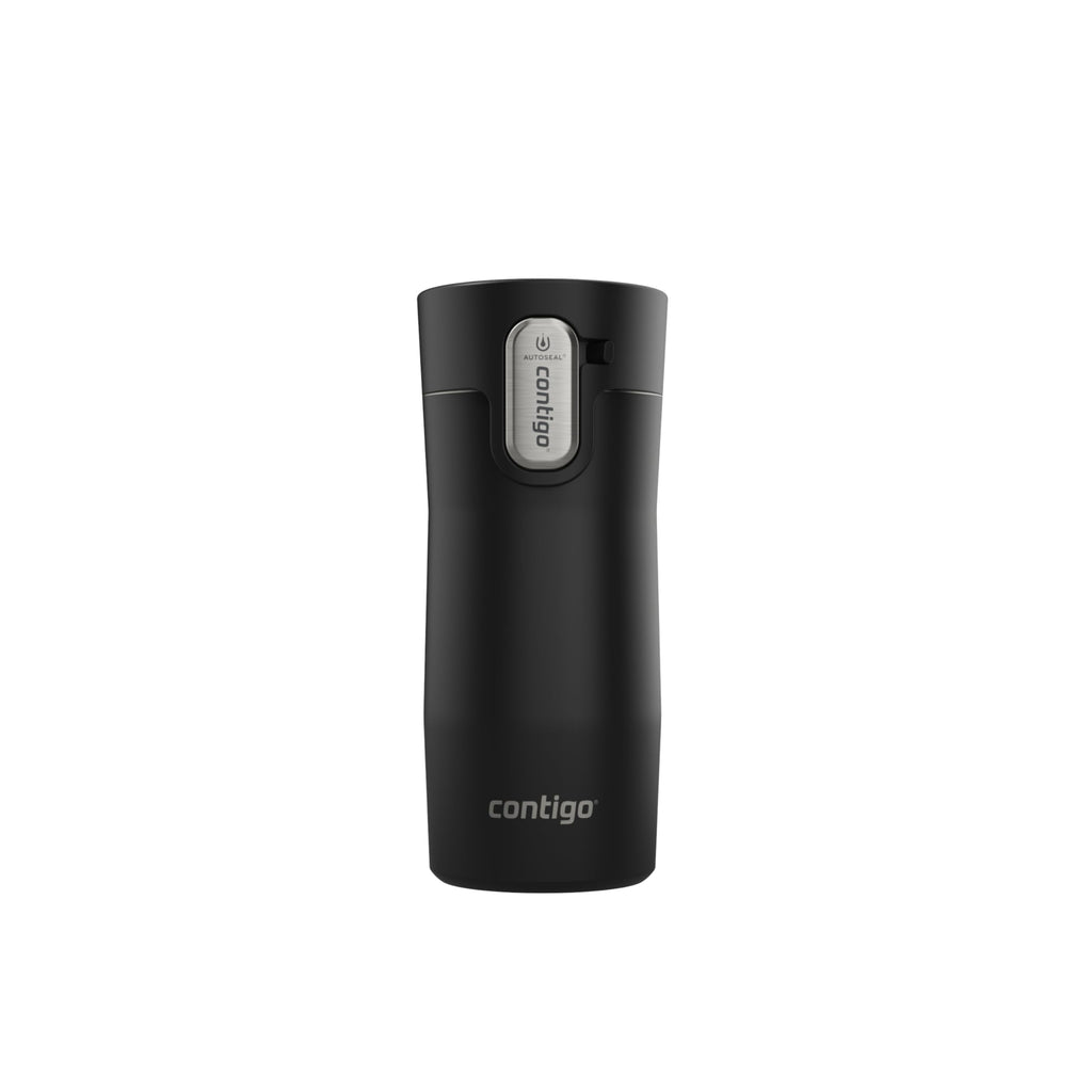 Contigo AUTOSEAL West Loop Vacuum-Insulated Stainless Steel Travel Mug with Easy-Clean Lid, 12oz, Matte Black M102X