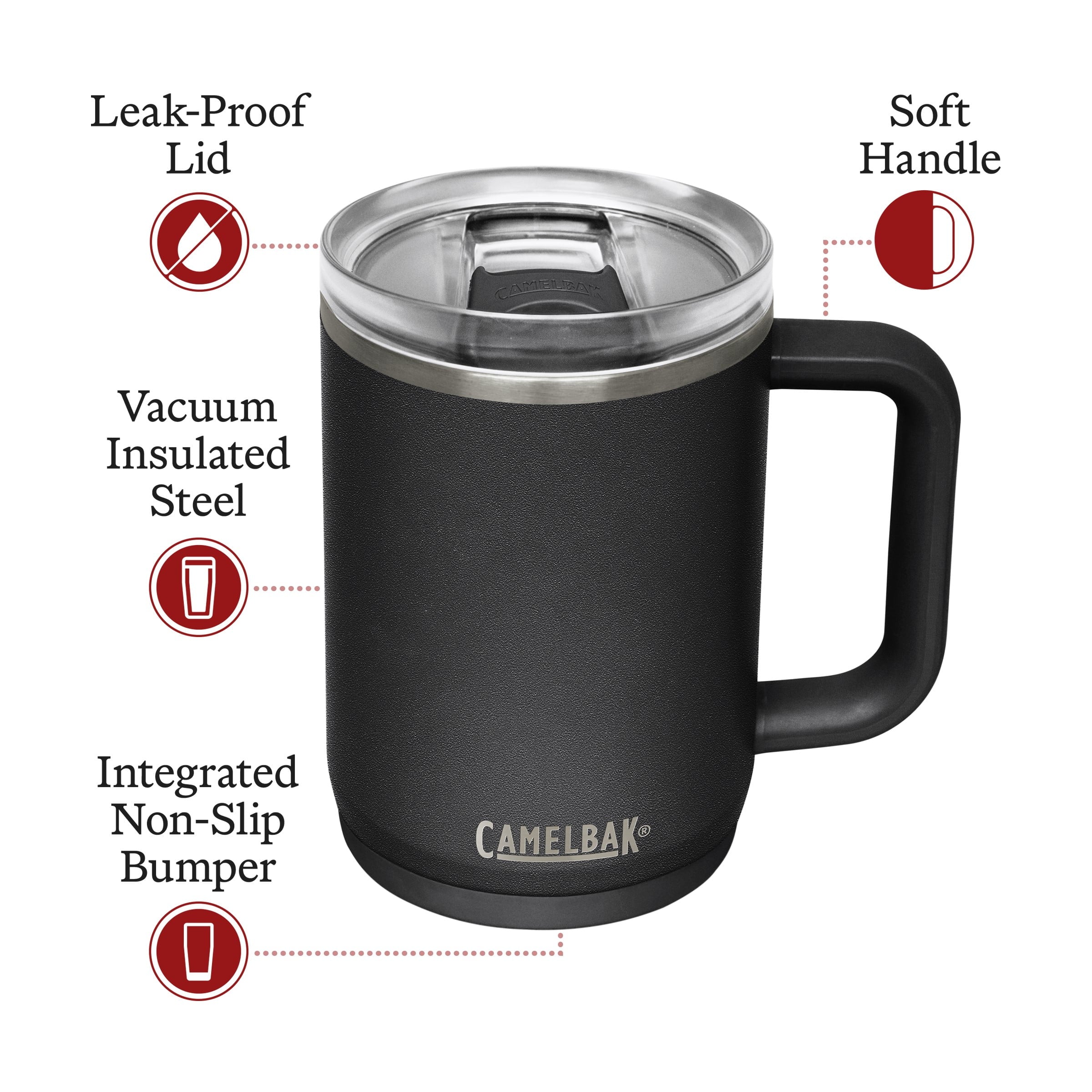CamelBak Thrive™ Insulated Stainless Steel Mug 16oz, Black M325A