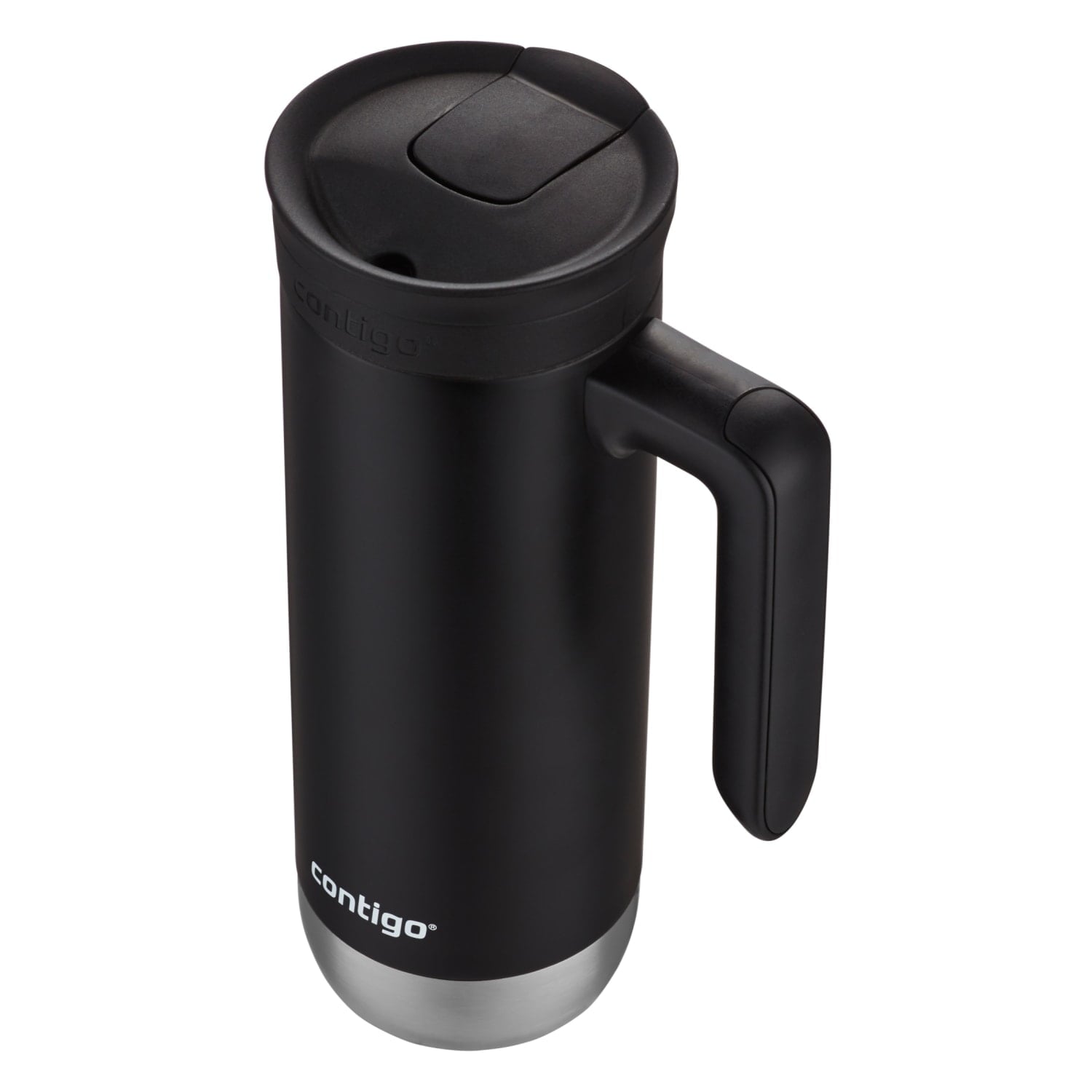 Contigo Huron 2.0 Stainless Steel Travel Mug with SNAPSEAL Lid and Handle in Black, 20 fl oz. M05X