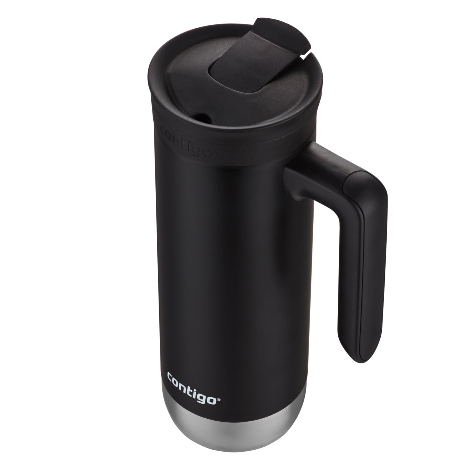 Contigo Huron 2.0 Stainless Steel Travel Mug with SNAPSEAL Lid and Handle in Black, 20 fl oz. M05X
