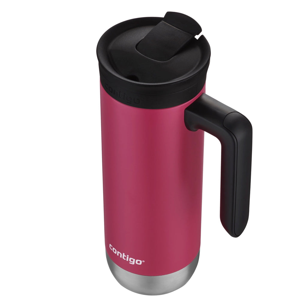Contigo Huron 2.0 Stainless Steel Travel Mug with SNAPSEAL Lid and Handle in Black, 20 fl oz. M05X