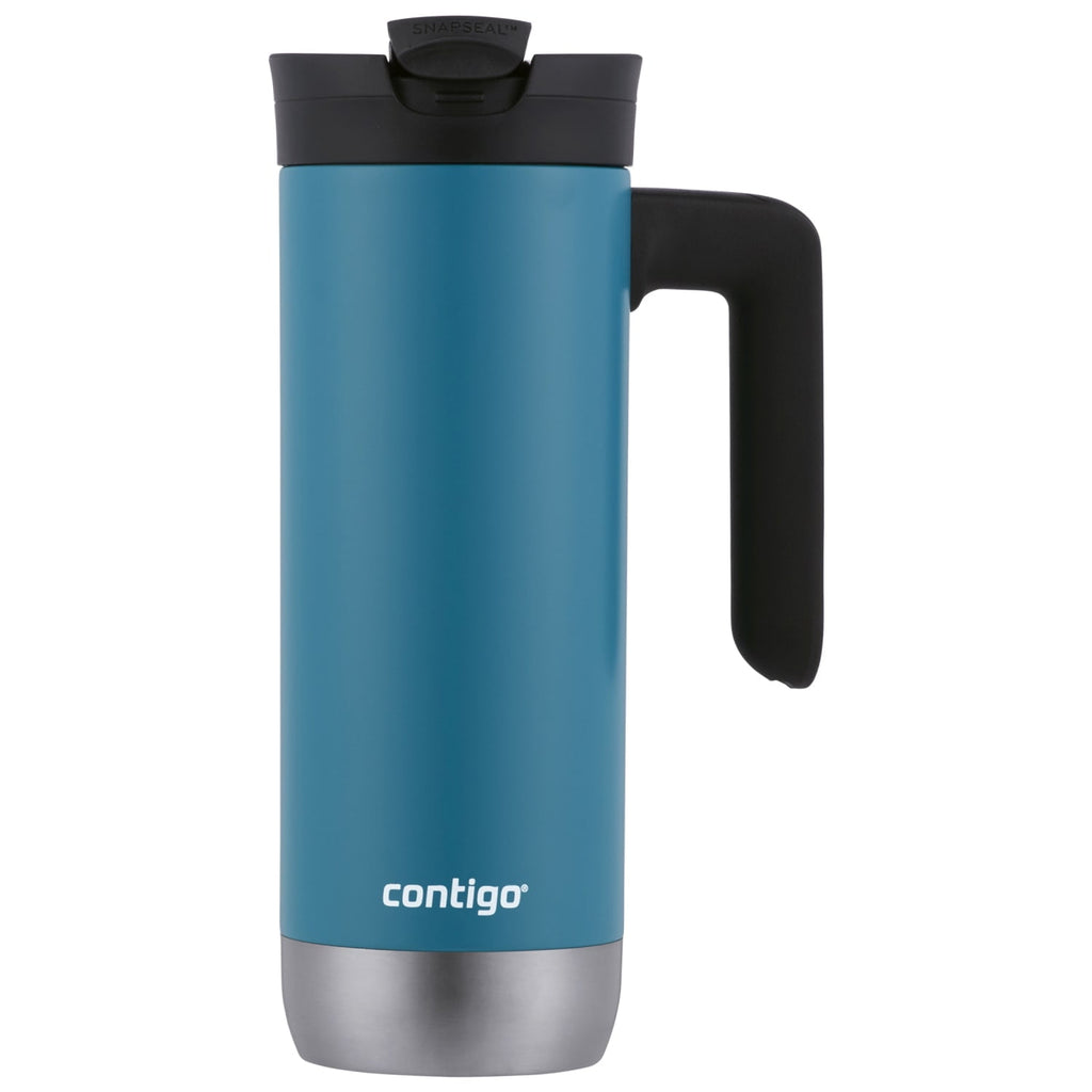 Contigo Huron 2.0 Stainless Steel Travel Mug with SNAPSEAL Lid and Handle in Black, 20 fl oz. M05X