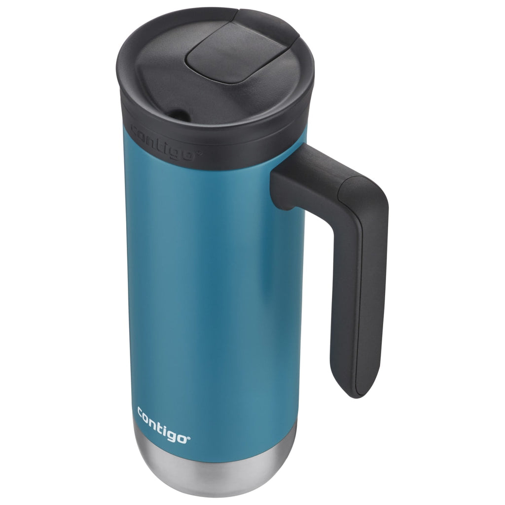 Contigo Huron 2.0 Stainless Steel Travel Mug with SNAPSEAL Lid and Handle in Black, 20 fl oz. M05X