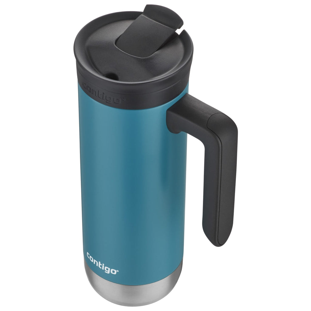 Contigo Huron 2.0 Stainless Steel Travel Mug with SNAPSEAL Lid and Handle in Black, 20 fl oz. M05X