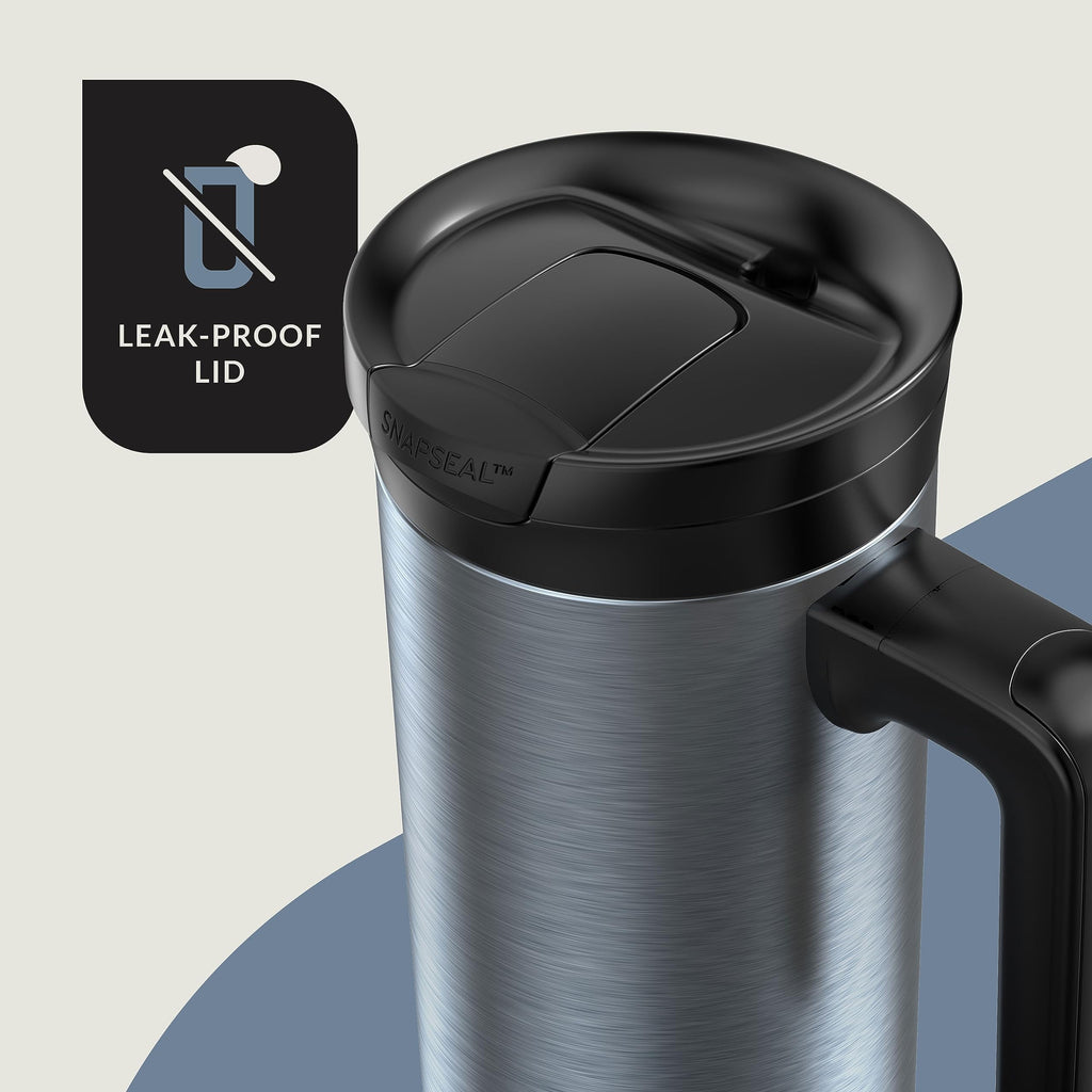 Contigo 20 oz. Superior 2.0 SnapSeal Stainless Steel Travel Mug - Dark Ice M35E
