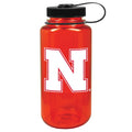 Scarlet Nebraska Huskers 32oz. Nalgene Sustainable Wide Mouth Water Bottle M179P