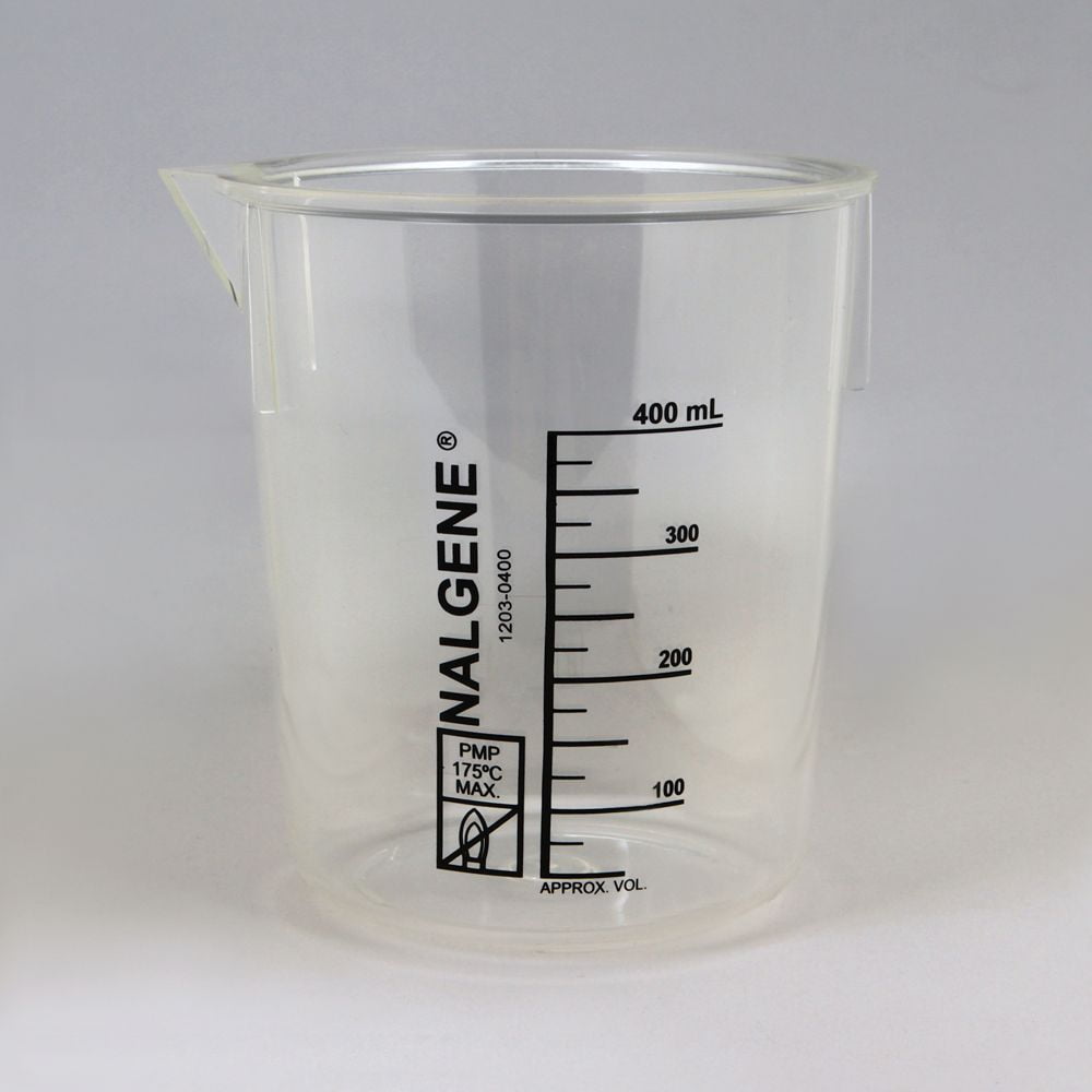 Nalgene Griffin Beaker, Low Form, Polymethylpentene, 400 Ml M186Z
